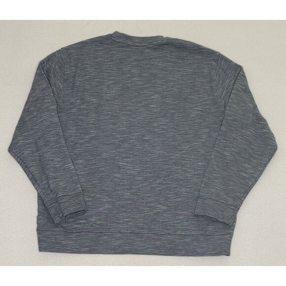Jachs NY Mens Sweater Grey Blue XL Long Sleeve Crew Neck - Picture 3 of 6
